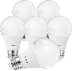 A19 LED Light Bulb, 60W Equivalent, 2700K Soft White Light Bulbs, 800 Lumens 8.5W Non-Dimmable LED Bulbs, E26 Standard Base (Color: White)